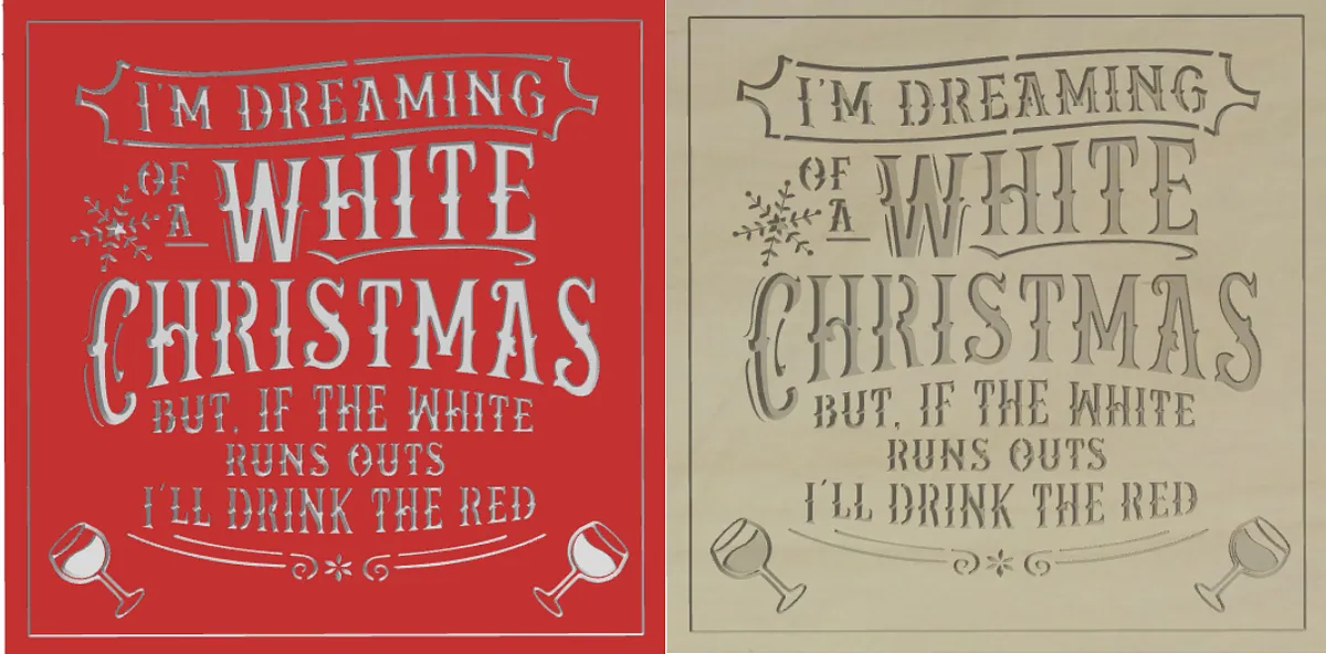 Donald's-White Christmas Sign - image 1