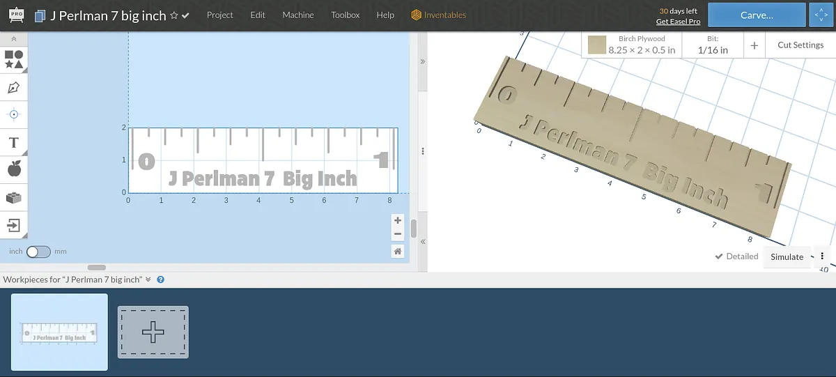 J Perlman 7 big inch - image 1