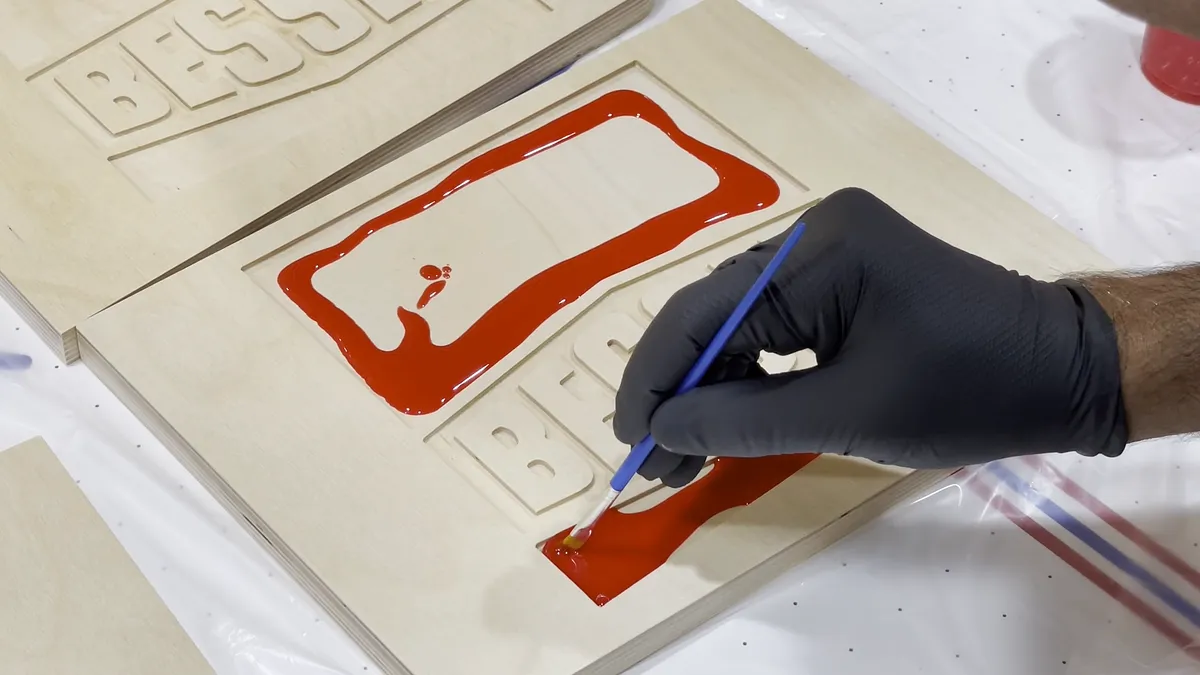 Bessey Clamp Racks with Epoxy Logo — Pour The Epoxy (image 3)