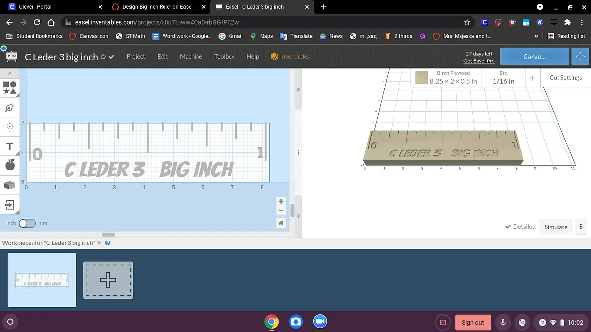 C Leder 3 big inch - image 1