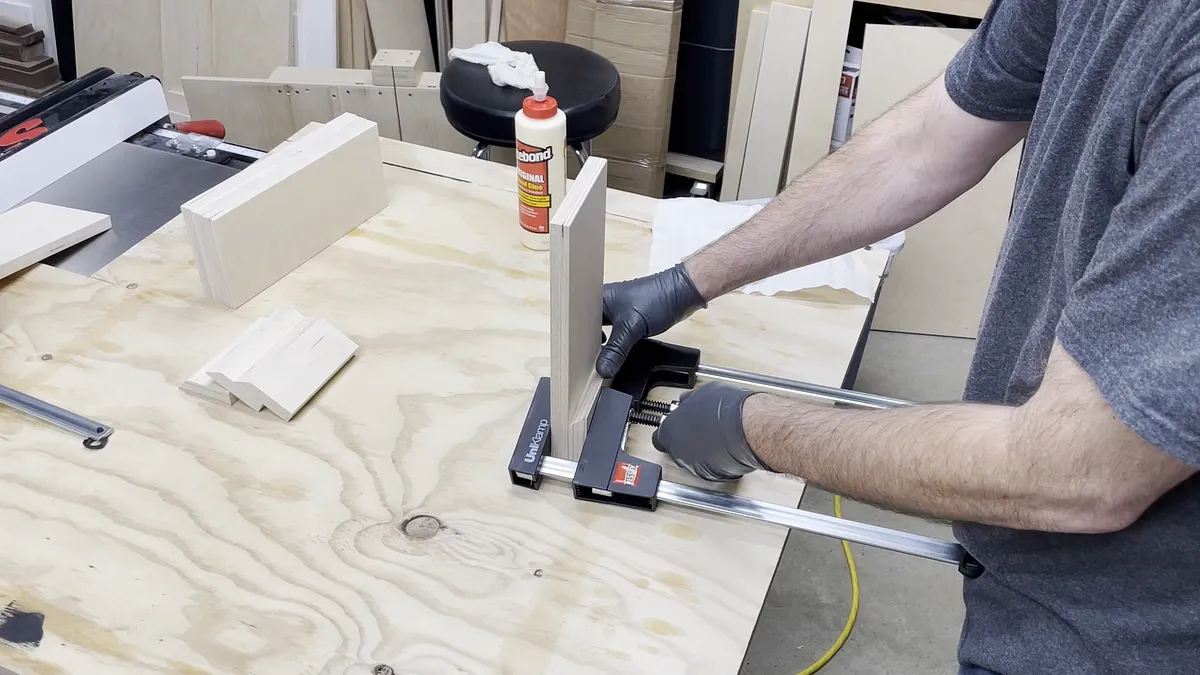 Bessey Clamp Racks with Epoxy Logo — Add Back Plate And Cleat (image 5)