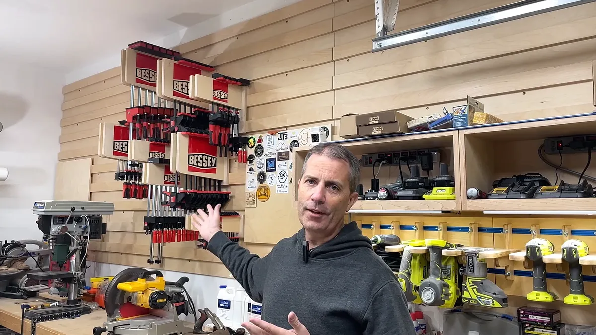 Bessey Clamp Racks with Epoxy Logo — Hang Racks And Add Clamps (image 5)