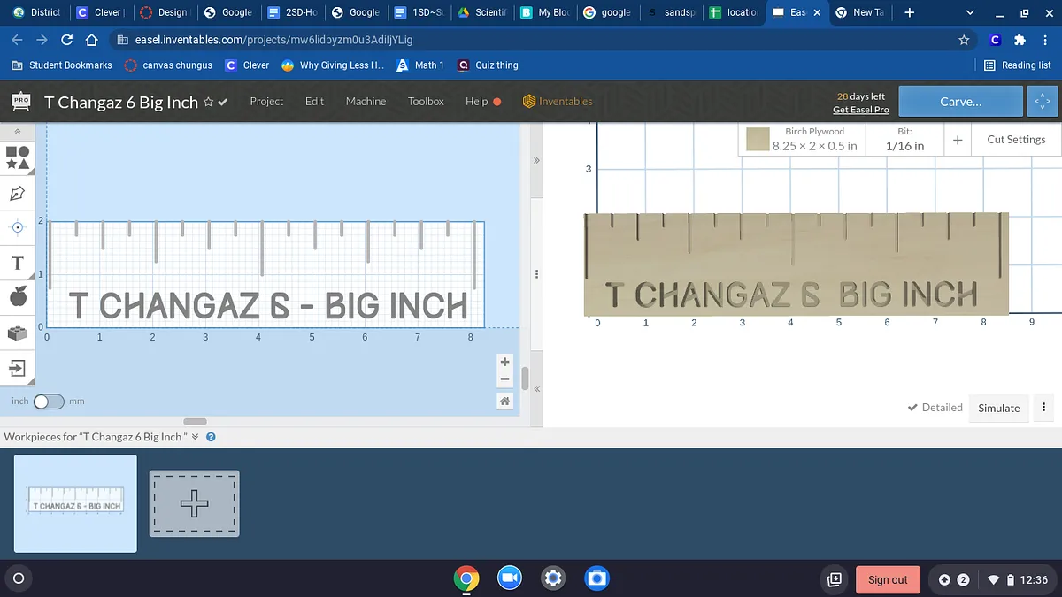 T Changaz 6 Big Inch  - image 1