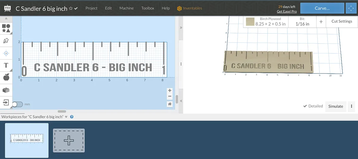 C Sandler 6 big inch - image 1