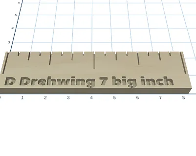 D Drehwing 7 Big Inch