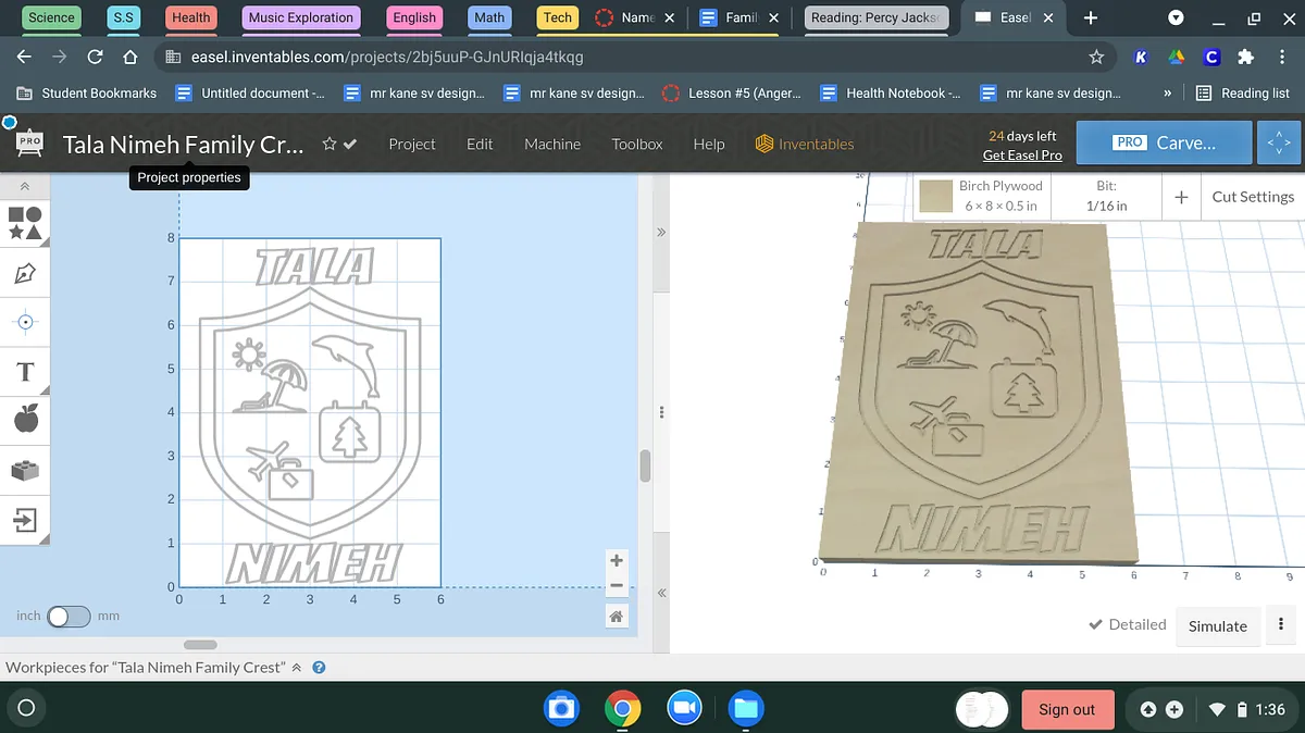 Tala Nimeh Family Crest - image 1