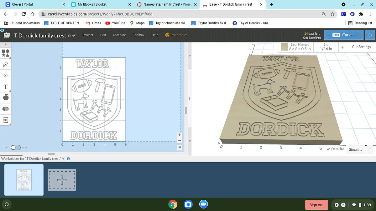 T Dordick family crest - image 1