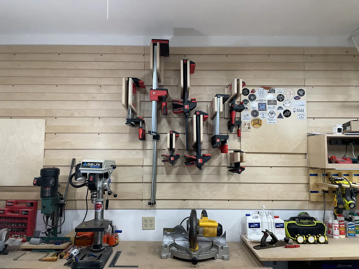 Bessey Clamp Racks with Epoxy Logo — Hang Racks And Add Clamps (image 7)