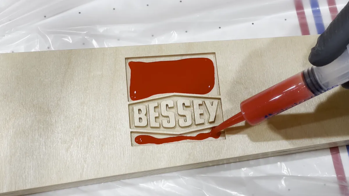 Bessey Clamp Racks with Epoxy Logo — Pour The Epoxy (image 6)