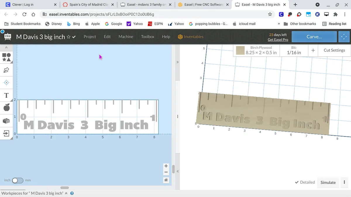 M Davis 3 big inch - image 1