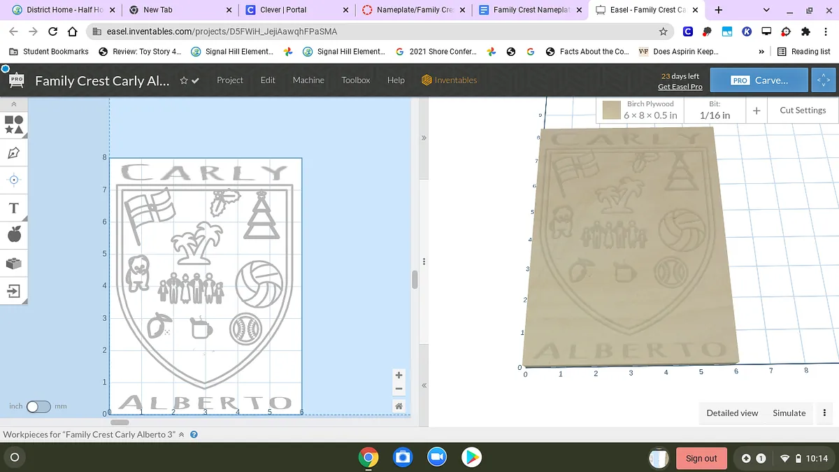 Family Crest Carly Alberto 3 - image 1