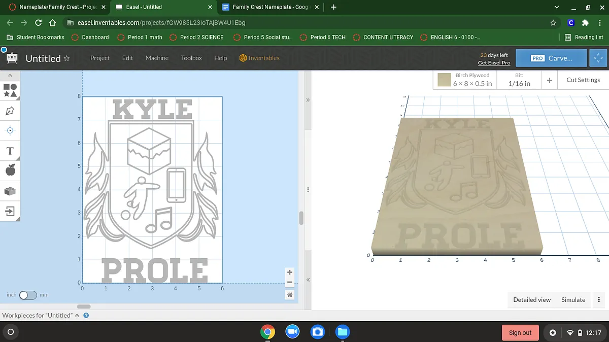 Kyle Prole Faimly Crest-6 - image 1