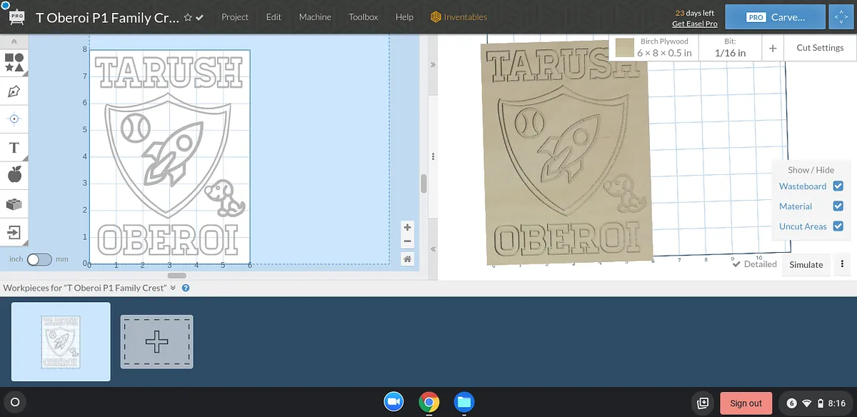 T Oberoi P1 Family Crest - image 1