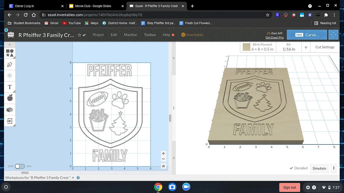 R Pfeiffer 3 Family Crest  - image 1