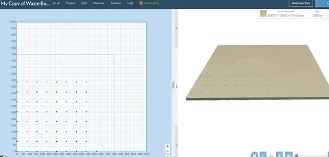 New Titlef " 2 x 4 ft sacrificial board"