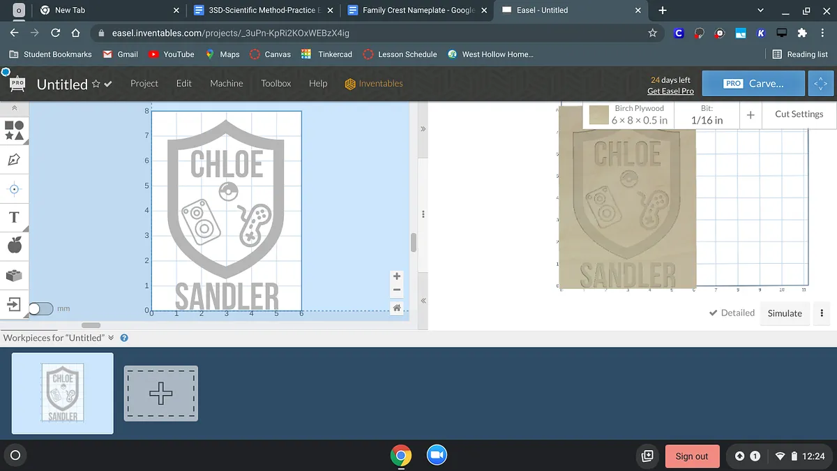 C Sandler 6 Family Crest - image 1