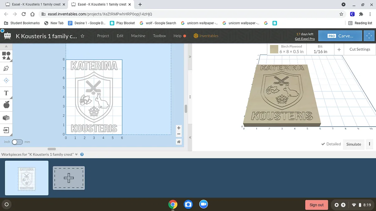 K Kousteris  1 family crest - image 1