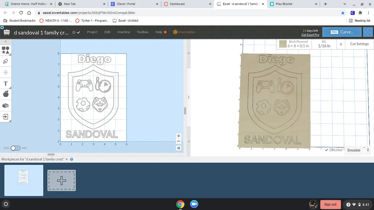 d sandoval 1 family crest - image 1