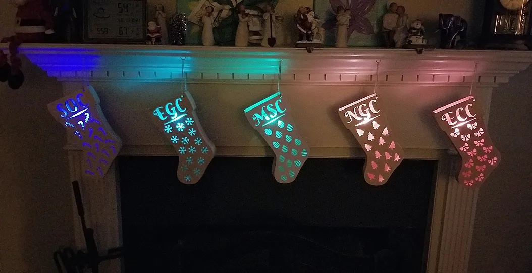 LED Christmas Stockings — Hang the Stockings and Enjoy!