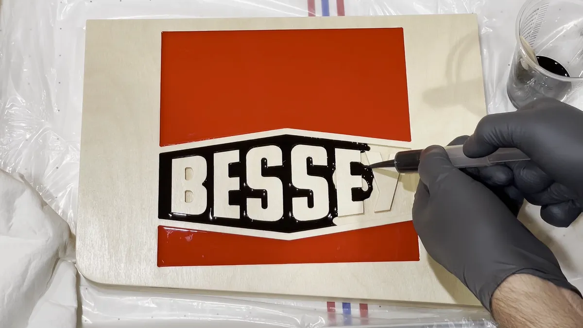 Bessey Clamp Racks with Epoxy Logo — Pour The Epoxy (image 9)