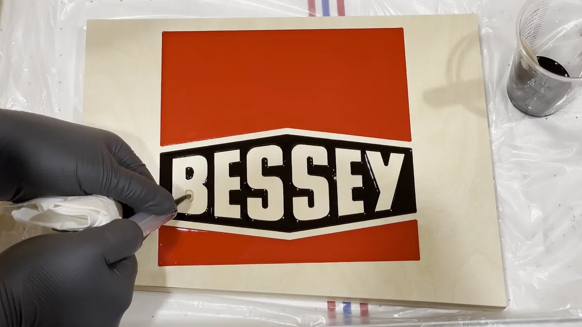 Bessey Clamp Racks with Epoxy Logo — Pour The Epoxy (image 10)