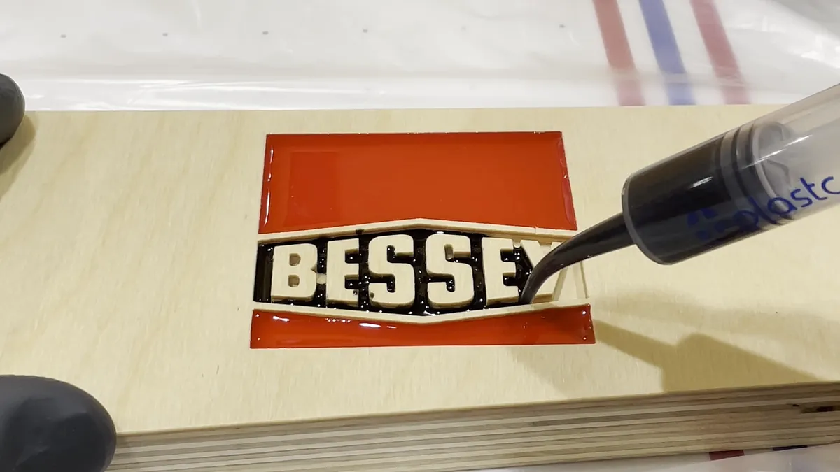 Bessey Clamp Racks with Epoxy Logo — Pour The Epoxy (image 11)