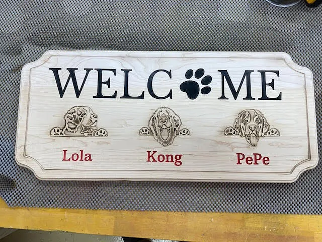 Dog Welcome Sign - image 1