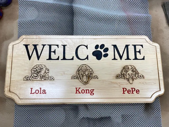 Dog Welcome Sign - image 2