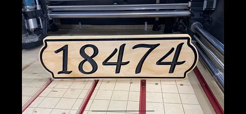 Address Plaque