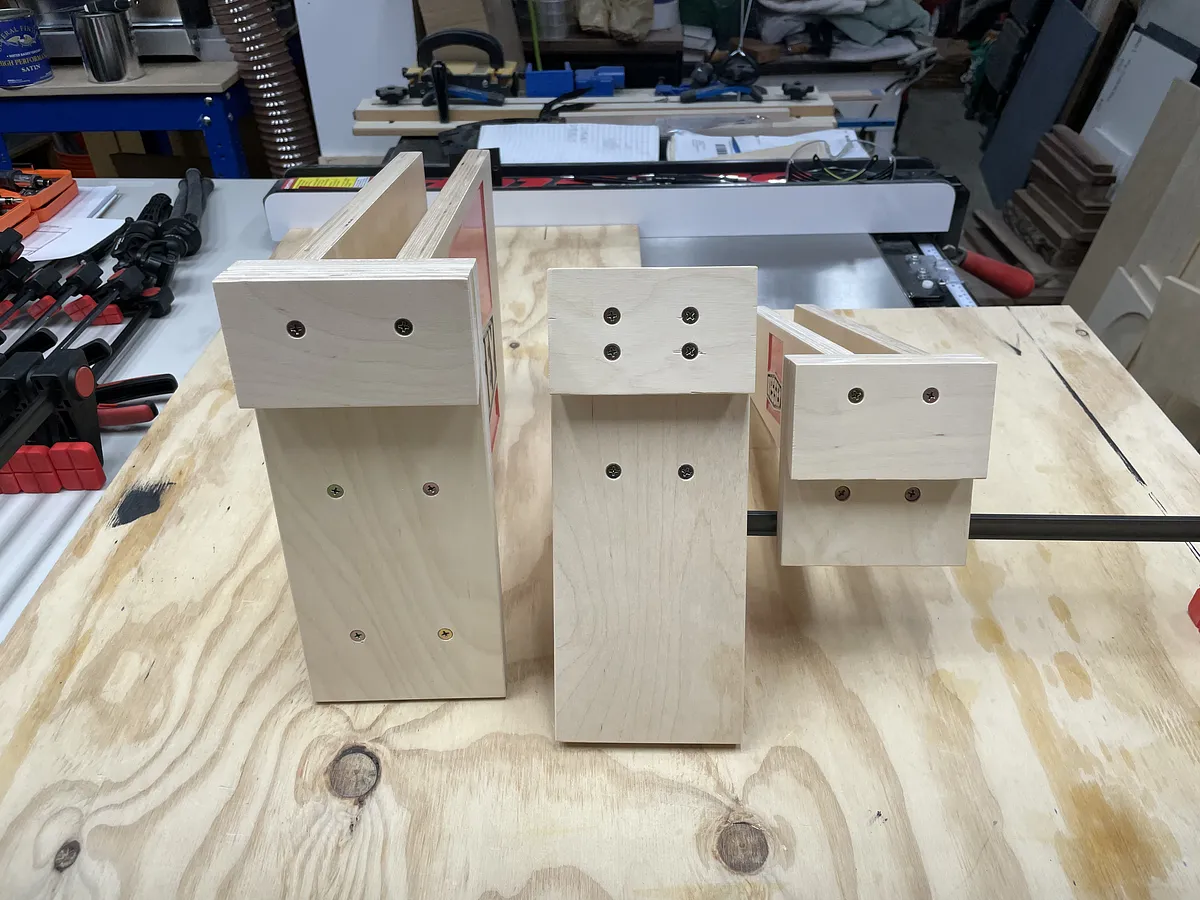 Bessey Clamp Racks with Epoxy Logo — Add Back Plate And Cleat (image 18)
