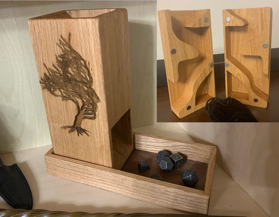 Dice Tower with hidden compartment - image 3