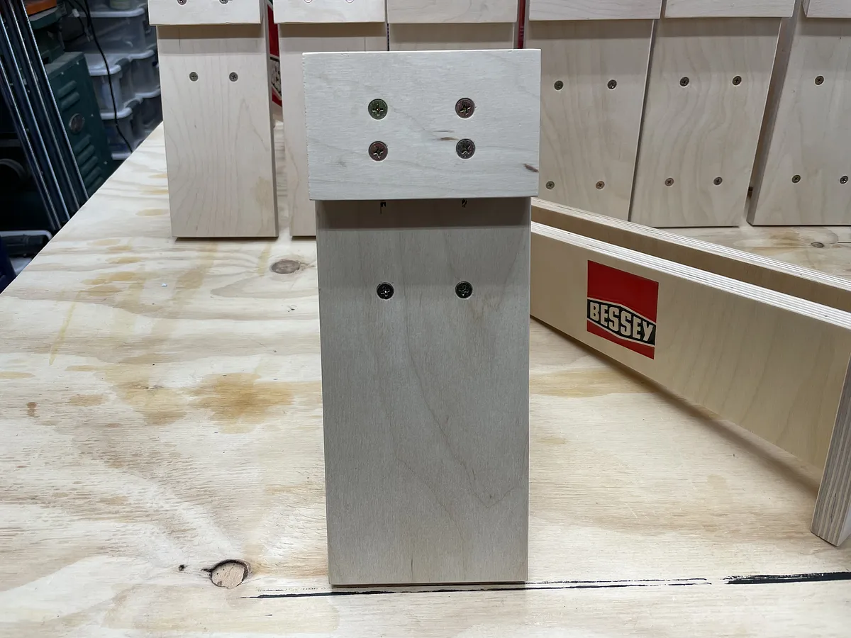 Bessey Clamp Racks with Epoxy Logo — Add Back Plate And Cleat (image 20)