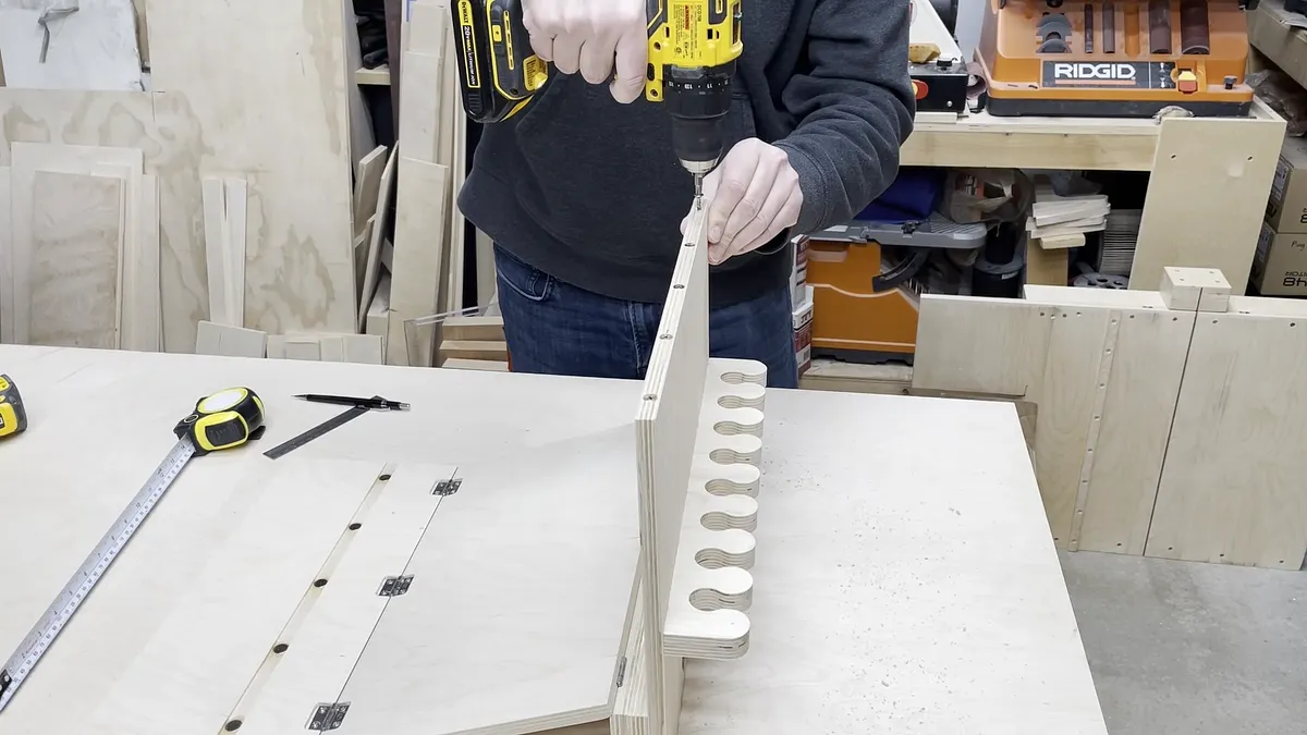 Wall Mounted Chisel Rack With Built In Stand — Add Magnets (image 5)