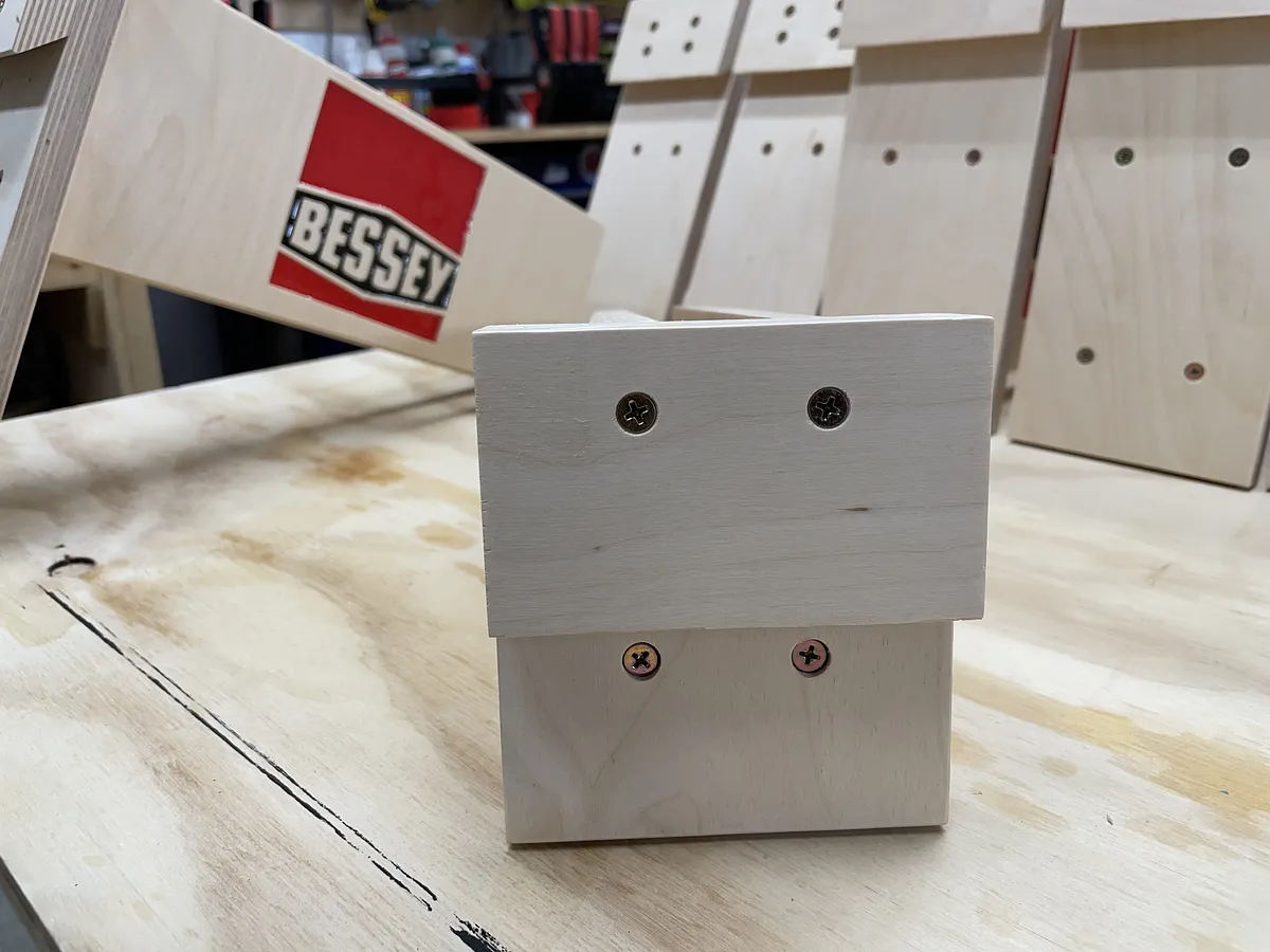 Bessey Clamp Racks with Epoxy Logo — Add Back Plate And Cleat (image 21)