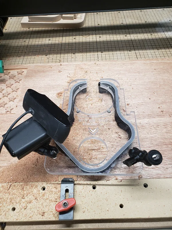 Custom Dust Shoe with Web Cam Mounts - image 1