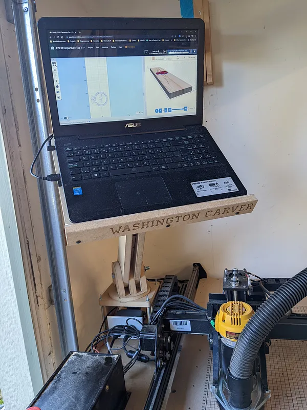 Remake of "X-Carve Laptop Stand" - image 1