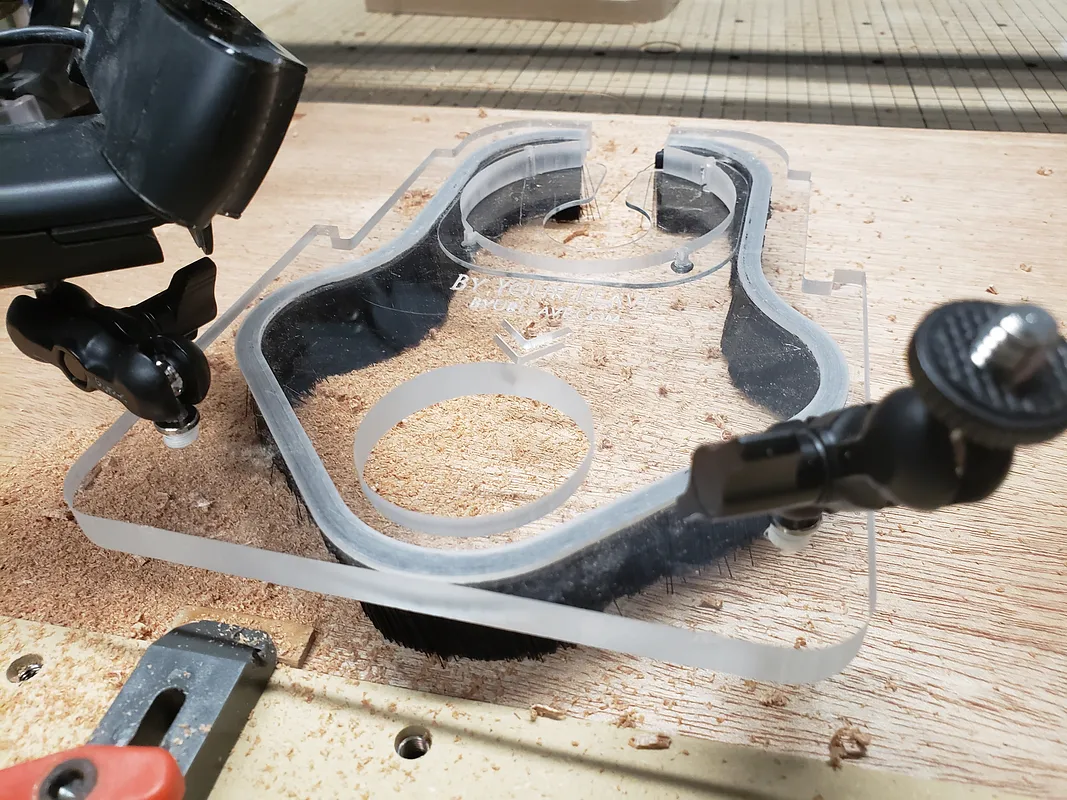 Custom Dust Shoe with Web Cam Mounts - image 2
