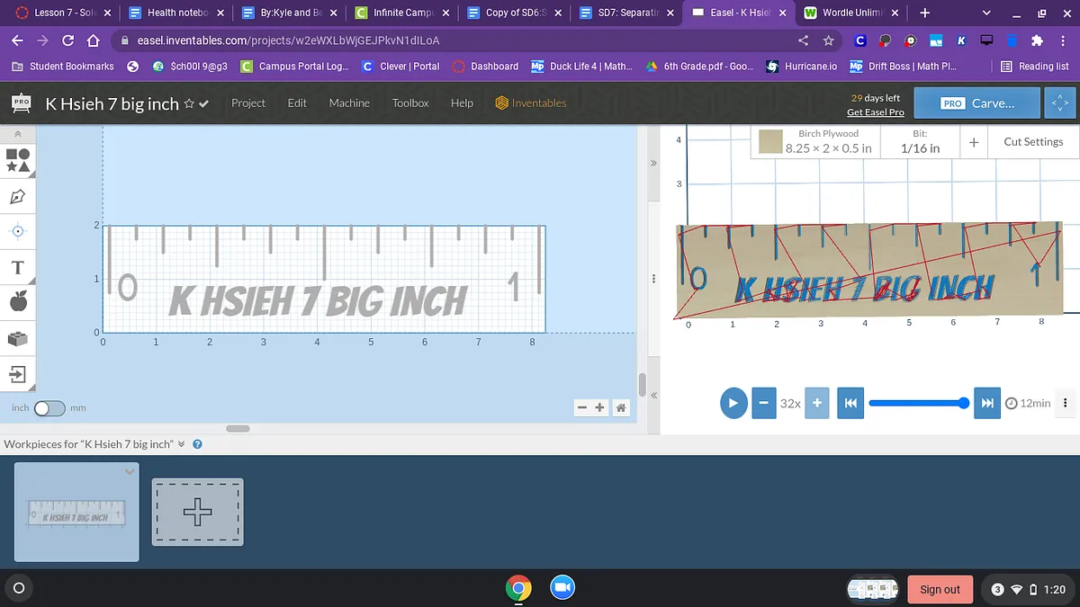 K Hsieh 7 big inch - image 1