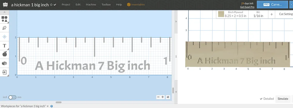 a hickman 1 big inch - image 1