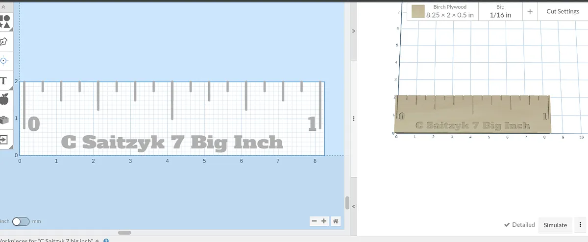 C Saitzyk 7 big inch - image 1
