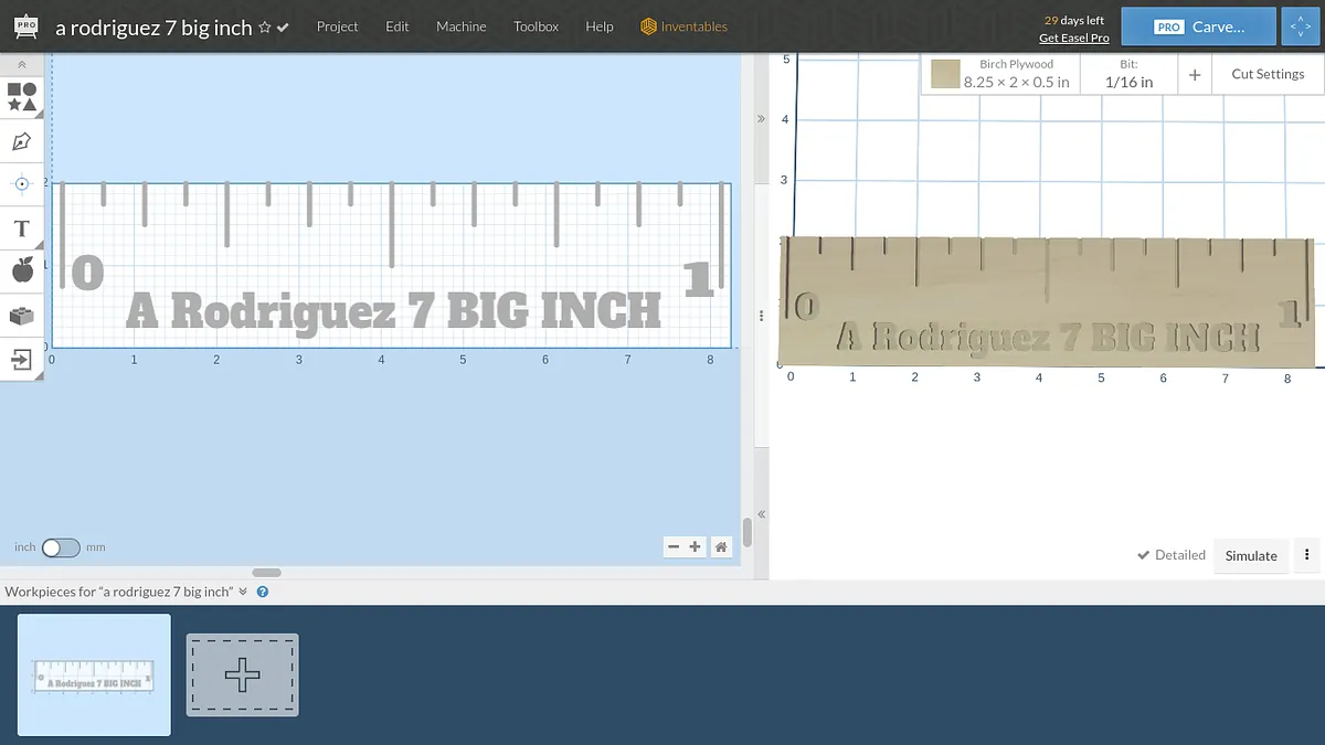 a rodriguez 7 big inch - image 1