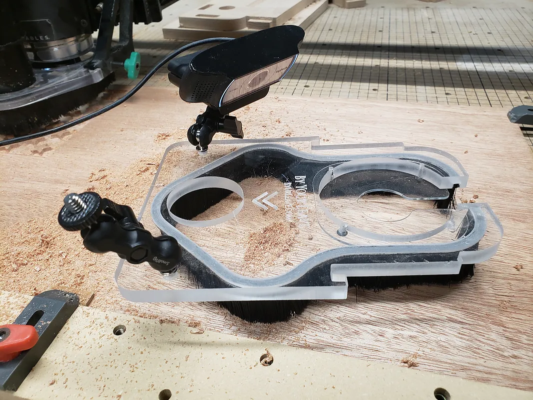 Custom Dust Shoe with Web Cam Mounts - image 3