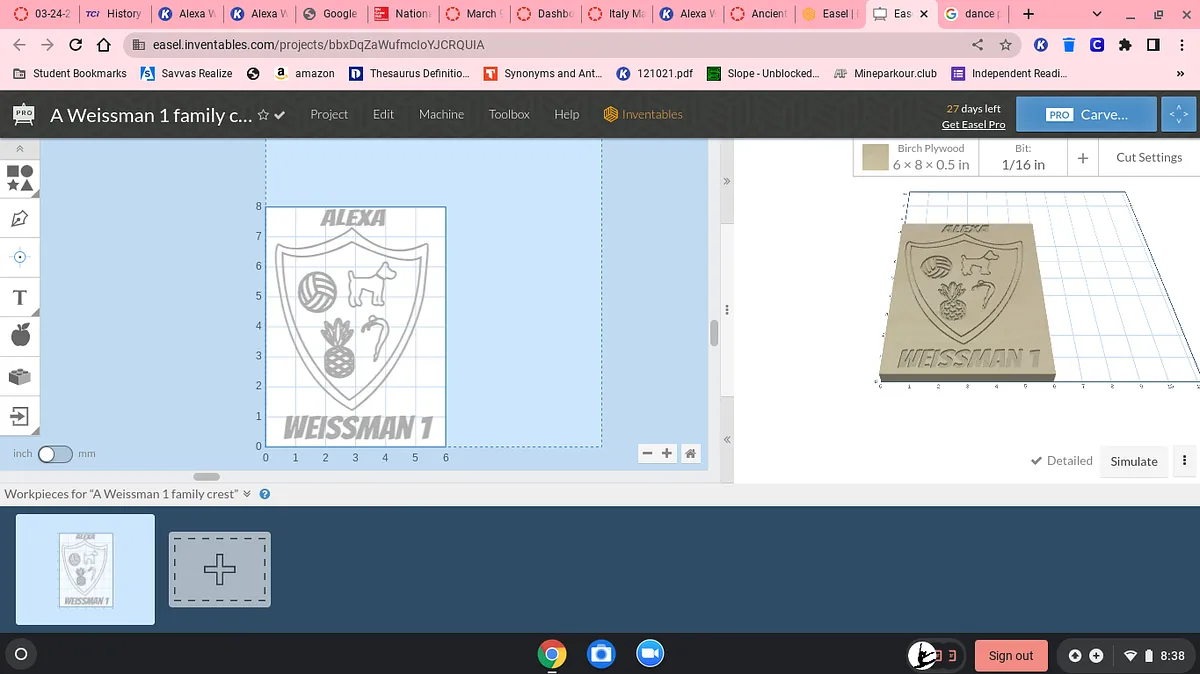 A Weissman 1  family crest - image 1