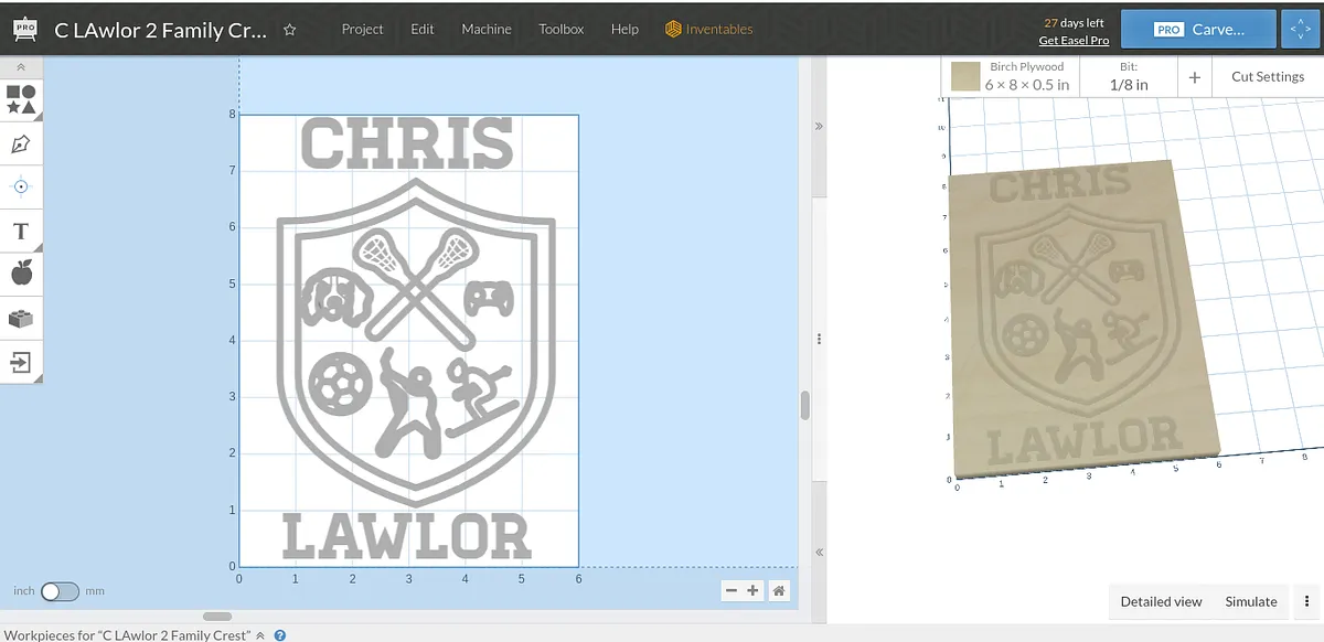 C LAwlor 2 Family Crest - image 1