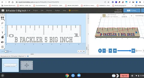 B Fackler 5 Big Inch