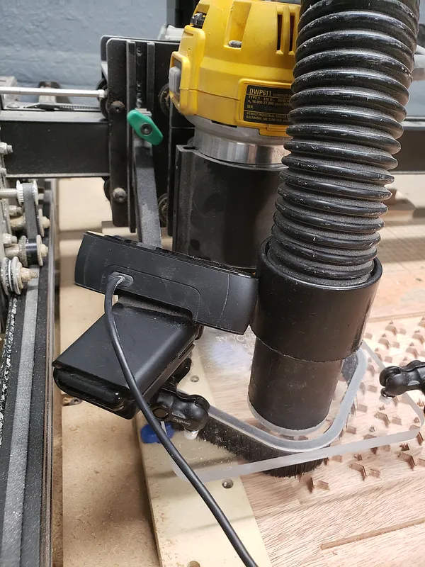 Custom Dust Shoe with Web Cam Mounts - image 5