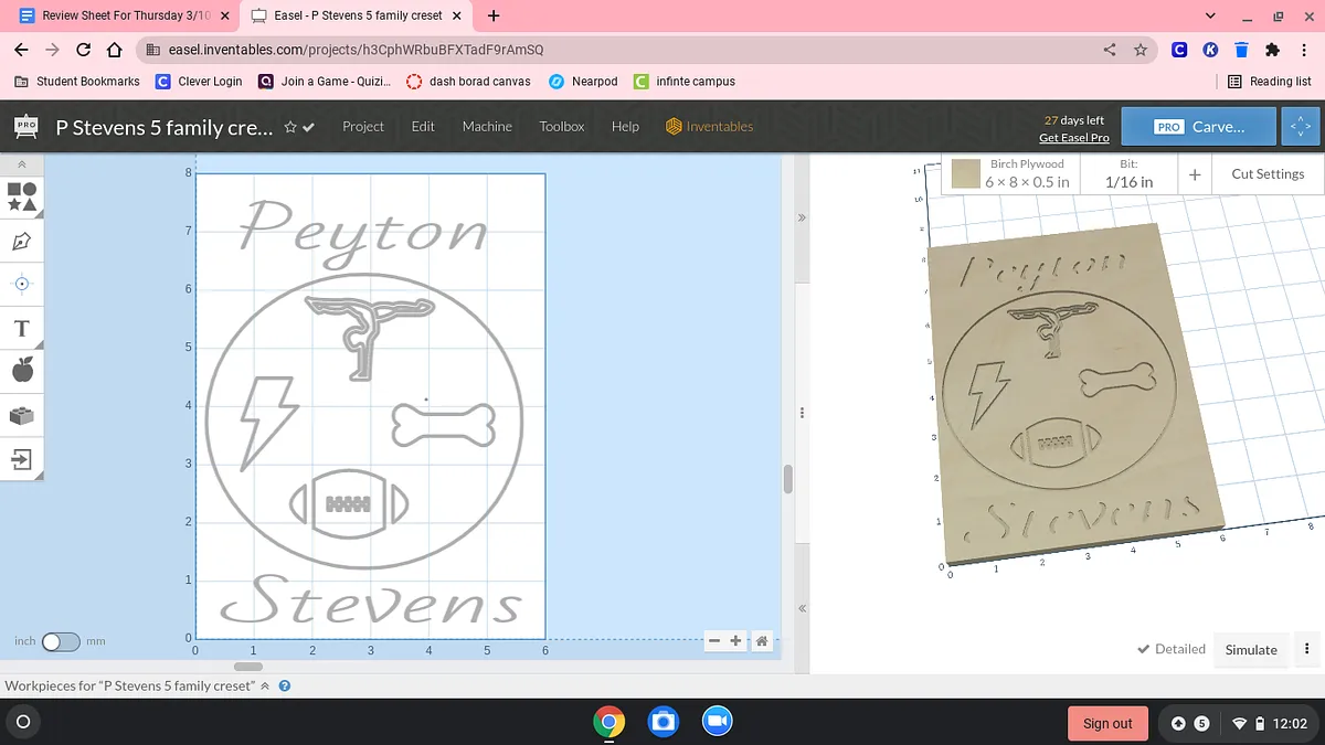 P Stevens 5 family creset - image 1