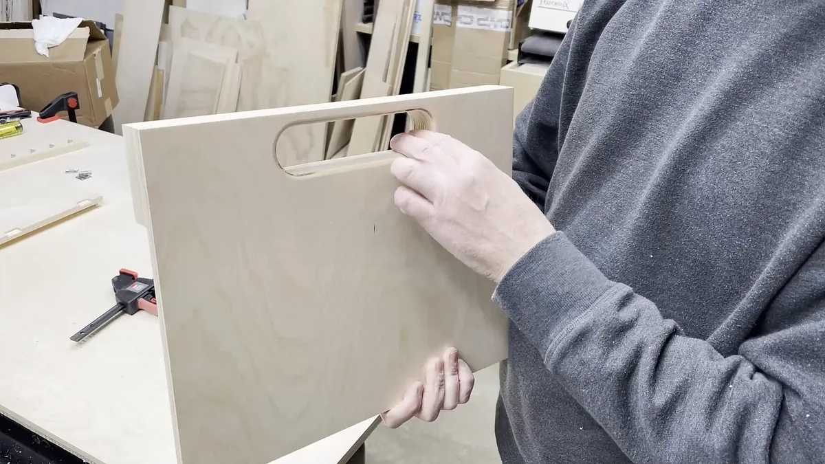 Wall Mounted Chisel Rack With Built In Stand — Cut Out Parts (image 11)