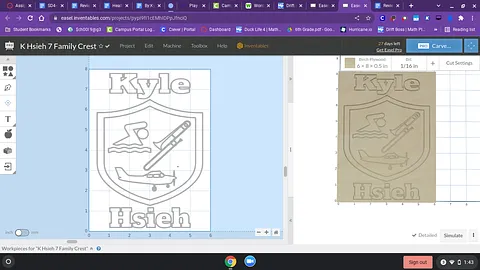 K Hsieh 7 Family Crest