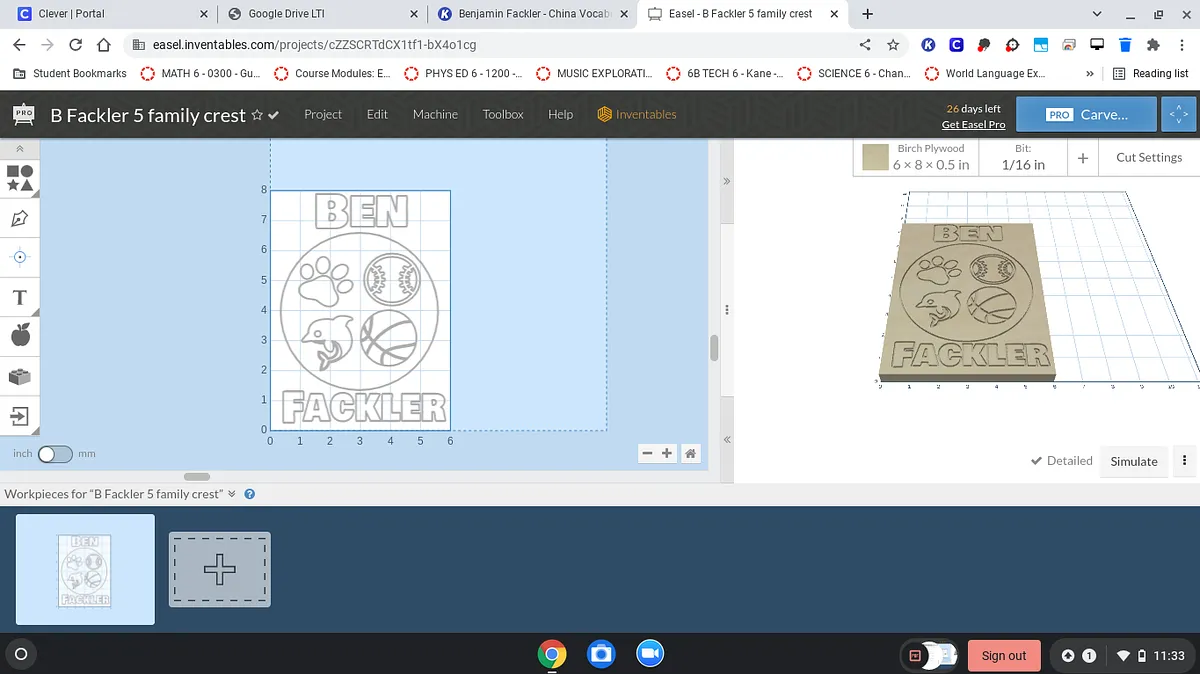 B Fackler 5 family crest - image 1